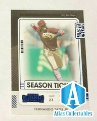 2021 Panini Contenders Season Ticket BLUE FOIL - FERNANDO TATIS JR. Padres #33